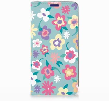 B2Ctelecom Samsung Galaxy S10e Standcase Hoesje Design Flower Power