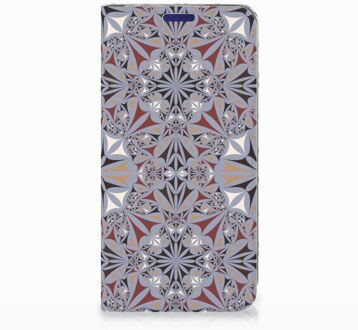 B2Ctelecom Samsung Galaxy S10e Standcase Hoesje Design Flower Tiles