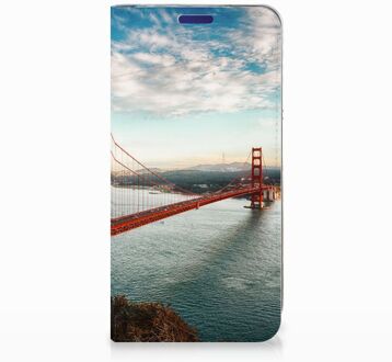 B2Ctelecom Samsung Galaxy S10e Standcase Hoesje Design Golden Gate Bridge