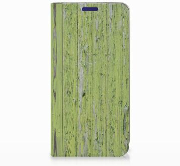 B2Ctelecom Samsung Galaxy S10e Standcase Hoesje Design Green Wood