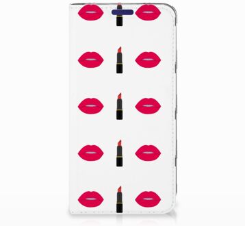 B2Ctelecom Samsung Galaxy S10e Standcase Hoesje Design Lipstick Kiss