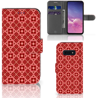 B2Ctelecom Samsung Galaxy S10e Telefoonhoesje Batik Red