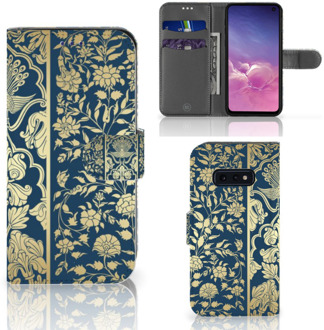 B2Ctelecom Samsung Galaxy S10e Telefoonhoesje Golden Flowers