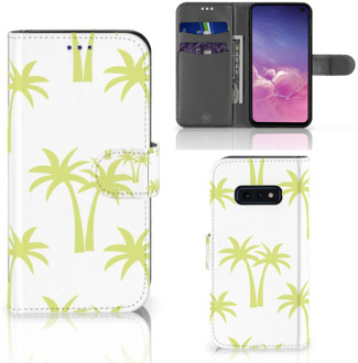 B2Ctelecom Samsung Galaxy S10e Telefoonhoesje Palmtrees