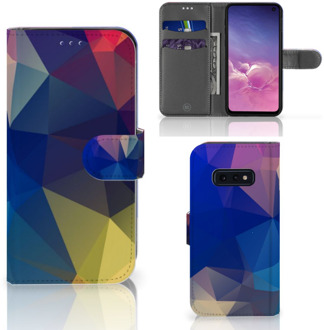 B2Ctelecom Samsung Galaxy S10e Telefoonhoesje Polygon Dark