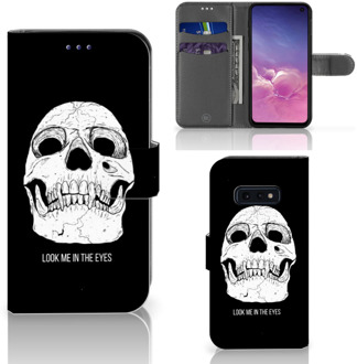 B2Ctelecom Samsung Galaxy S10e Telefoonhoesje Skull Eyes