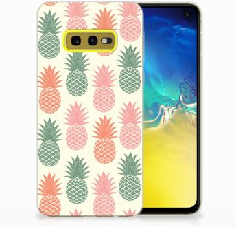 B2Ctelecom Samsung Galaxy S10e TPU Hoesje Design Ananas