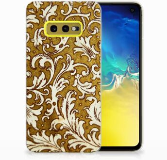 B2Ctelecom Samsung Galaxy S10e TPU Hoesje Design Barok Goud