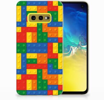 B2Ctelecom Samsung Galaxy S10e TPU Hoesje Design Blokken