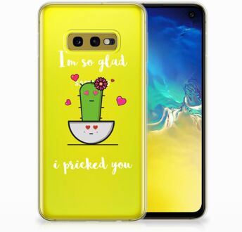 B2Ctelecom Samsung Galaxy S10e TPU Hoesje Design Cactus Glad