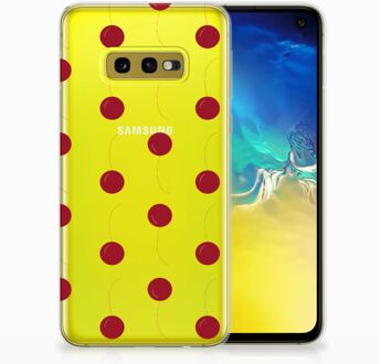 B2Ctelecom Samsung Galaxy S10e TPU Hoesje Design Cherries