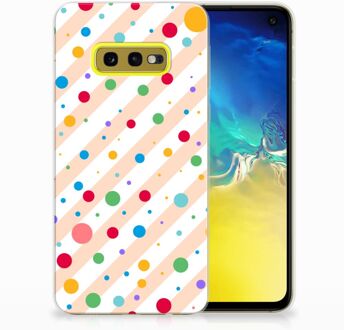 B2Ctelecom Samsung Galaxy S10e TPU Hoesje Design Dots