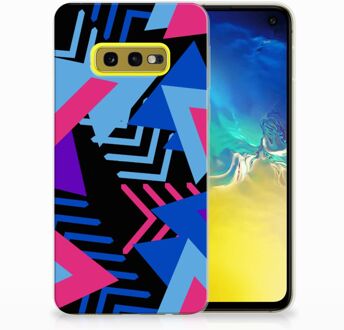 B2Ctelecom Samsung Galaxy S10e TPU Hoesje Design Funky Triangle