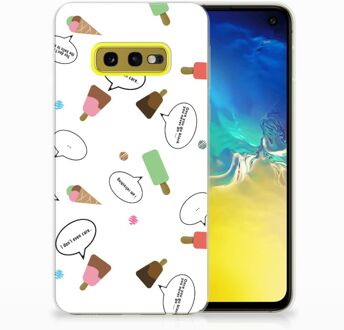 B2Ctelecom Samsung Galaxy S10e TPU Hoesje Design IJsjes