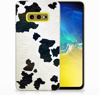 B2Ctelecom Samsung Galaxy S10e TPU Hoesje Design Koeienvlekken