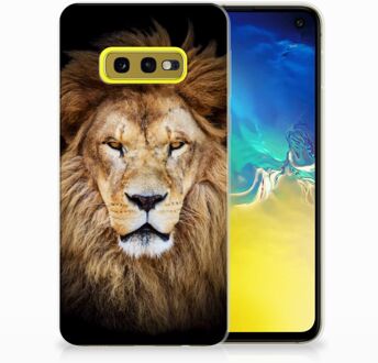 B2Ctelecom Samsung Galaxy S10e TPU Hoesje Design Leeuw