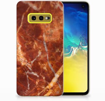 B2Ctelecom Samsung Galaxy S10e TPU Hoesje Design Marmer Bruin