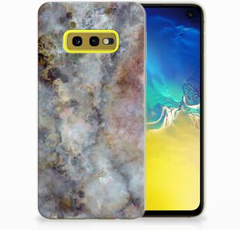 B2Ctelecom Samsung Galaxy S10e TPU Hoesje Design Marmer Grijs