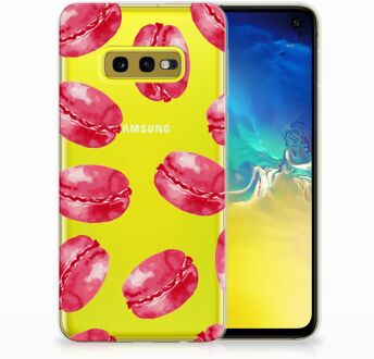 B2Ctelecom Samsung Galaxy S10e TPU Hoesje Design Pink Macarons