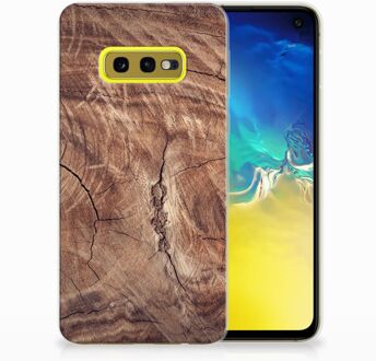 B2Ctelecom Samsung Galaxy S10e TPU Hoesje Design Tree Trunk