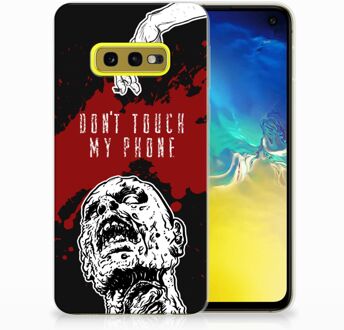 B2Ctelecom Samsung Galaxy S10e TPU Hoesje Design Zombie Blood