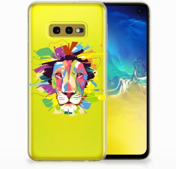 B2Ctelecom Samsung Galaxy S10e TPU-siliconen Hoesje Lion Color