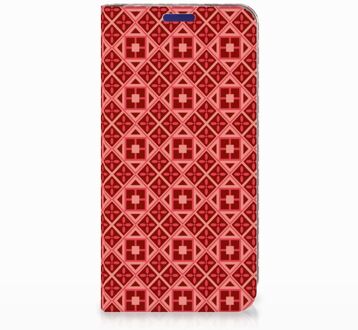 B2Ctelecom Samsung Galaxy S10e Uniek Standcase Hoesje Batik Red