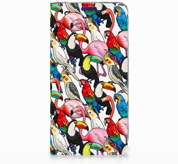 B2Ctelecom Samsung Galaxy S10e Uniek Standcase Hoesje Birds