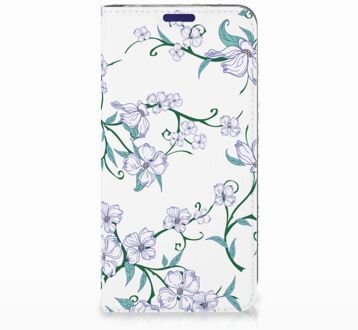 B2Ctelecom Samsung Galaxy S10e Uniek Standcase Hoesje Blossom White