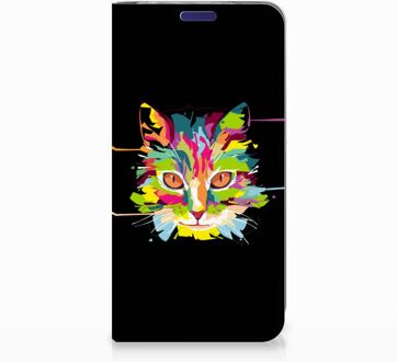 B2Ctelecom Samsung Galaxy S10e Uniek Standcase Hoesje Cat Color