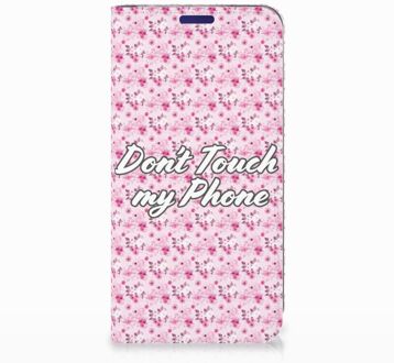 B2Ctelecom Samsung Galaxy S10e Uniek Standcase Hoesje Flowers Pink DTMP