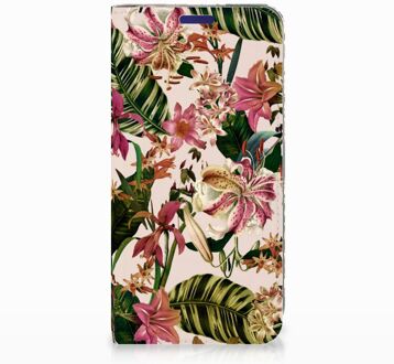 B2Ctelecom Samsung Galaxy S10e Uniek Standcase Hoesje Flowers