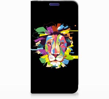 B2Ctelecom Samsung Galaxy S10e Uniek Standcase Hoesje Lion Color