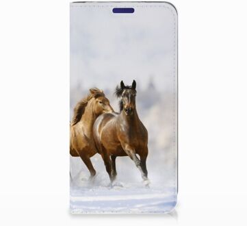 B2Ctelecom Samsung Galaxy S10e Uniek Standcase Hoesje Paarden