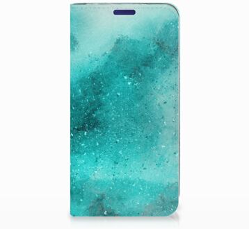 B2Ctelecom Samsung Galaxy S10e Uniek Standcase Hoesje Painting Blue