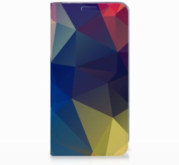 B2Ctelecom Samsung Galaxy S10e Uniek Standcase Hoesje Polygon Dark