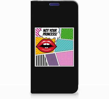 B2Ctelecom Samsung Galaxy S10e Uniek Standcase Hoesje Popart Princess