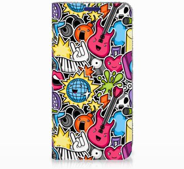 B2Ctelecom Samsung Galaxy S10e Uniek Standcase Hoesje Punk Rock