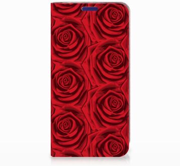 B2Ctelecom Samsung Galaxy S10e Uniek Standcase Hoesje Red Roses