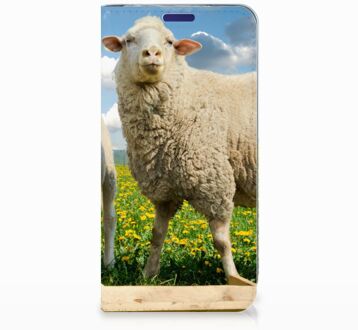 B2Ctelecom Samsung Galaxy S10e Uniek Standcase Hoesje Schaap en Lammetje