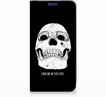 B2Ctelecom Samsung Galaxy S10e Uniek Standcase Hoesje Skull Eyes