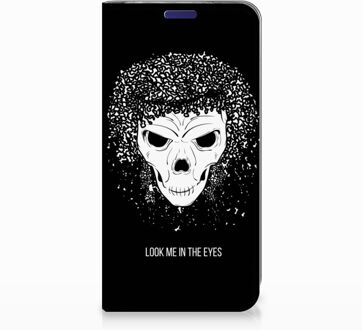 B2Ctelecom Samsung Galaxy S10e Uniek Standcase Hoesje Skull Hair