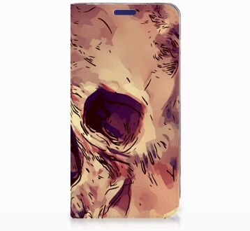 B2Ctelecom Samsung Galaxy S10e Uniek Standcase Hoesje Skullhead