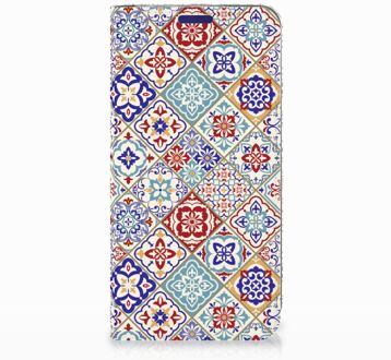 B2Ctelecom Samsung Galaxy S10e Uniek Standcase Hoesje Tiles Color