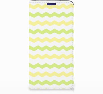 B2Ctelecom Samsung Galaxy S10e Uniek Standcase Hoesje Waves Yellow