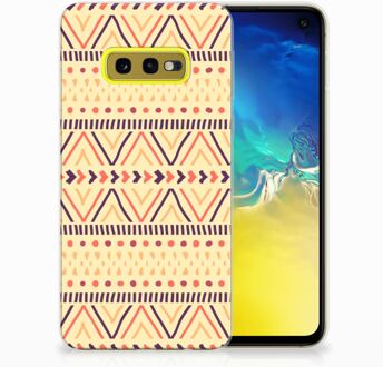 B2Ctelecom Samsung Galaxy S10e Uniek TPU Hoesje Aztec Yellow