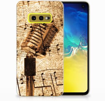 B2Ctelecom Samsung Galaxy S10e Uniek TPU Hoesje Bladmuziek