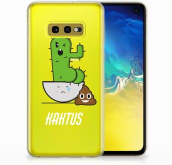 B2Ctelecom Samsung Galaxy S10e Uniek TPU Hoesje Cactus Poo