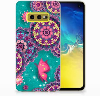 B2Ctelecom Samsung Galaxy S10e Uniek TPU Hoesje Cirkels en Vlinders