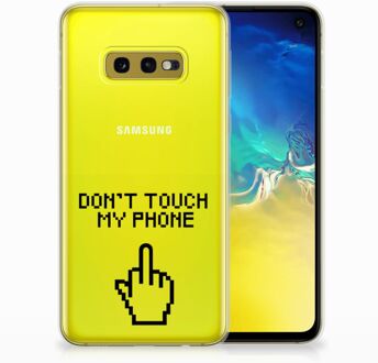 B2Ctelecom Samsung Galaxy S10e Uniek TPU Hoesje Finger DTMP